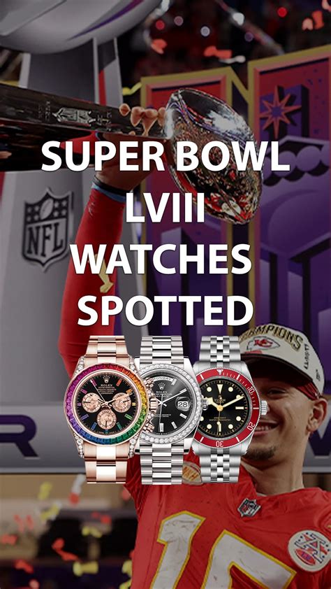 Watches Spotted at Super Bowl 58: Top NFL Luxury Watches 